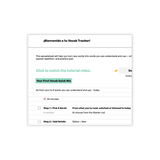 Spanish Vocabulary Tracker
