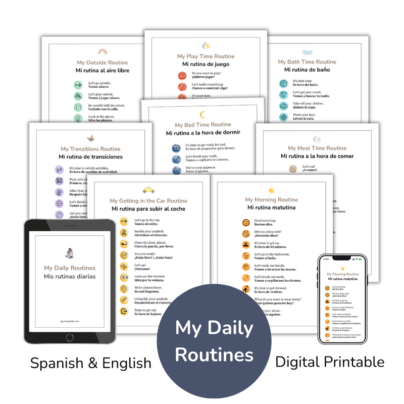 My Daily Routines - Spanish Printable Pack