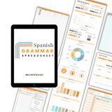Spanish Grammar Spreadsheet®