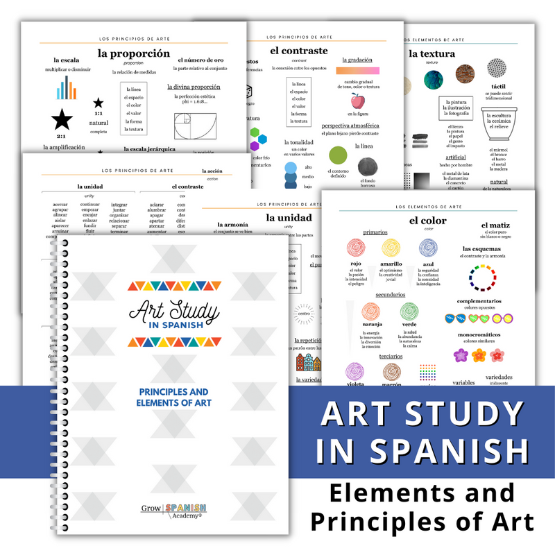 Art Study in Spanish Bundle