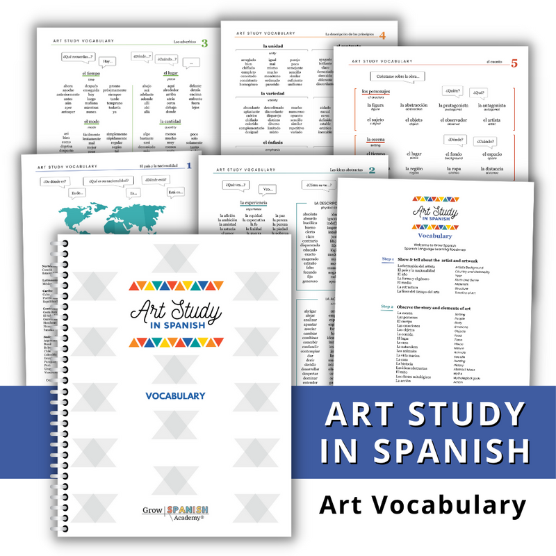 Art Study in Spanish Bundle